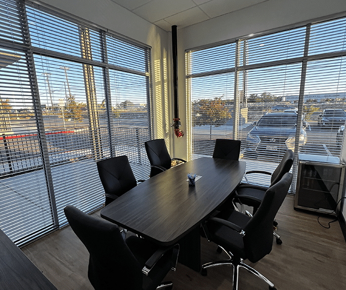 Conference Room Custom Window Blinds